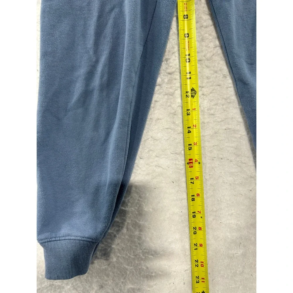 New Balance Boys Blue Fleece Jogger Sweatpants Size 12 Elastic Waist Athletic